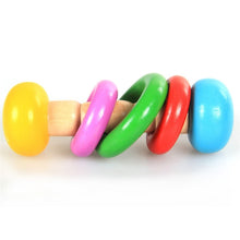 Load image into Gallery viewer, Baby Wooden Rattle Bell