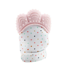 Load image into Gallery viewer, Baby Silicone Mitten Teething Glove Natural Sucking Fingers